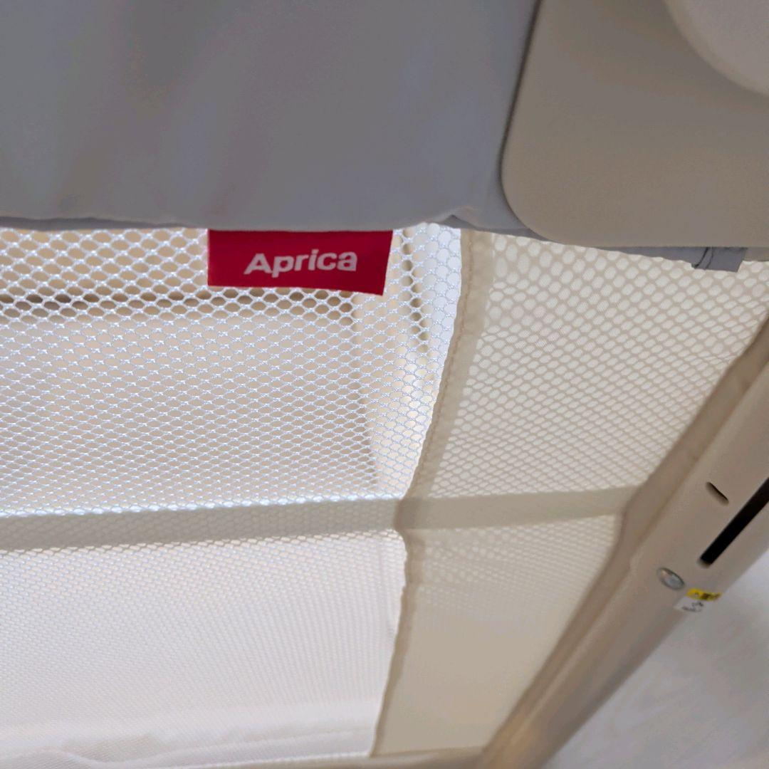 【美品】Aprica アップリカ ココネルエアー AB 折りたたみ ベビーベッド