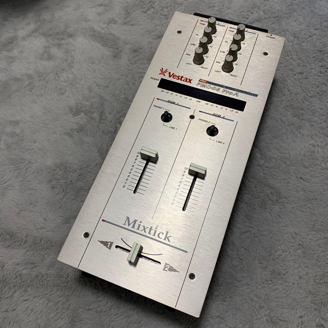 Vestax PMC-06 Pro 純正アダプター付き 美品 フェーダーメンテ済