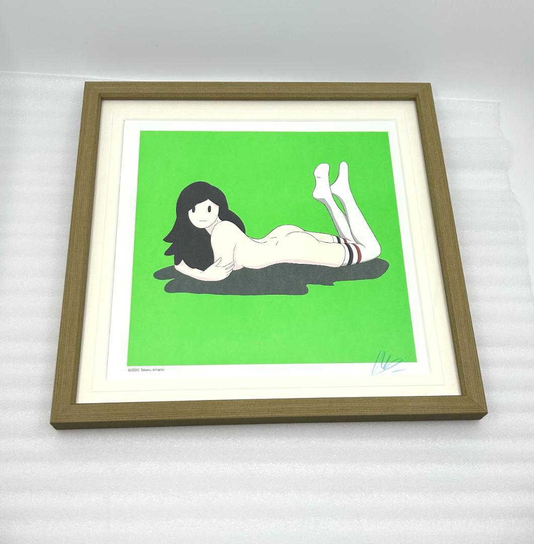 天野タケル 『Venus』複製原画サイン入り NEON GREEN +イラスト集