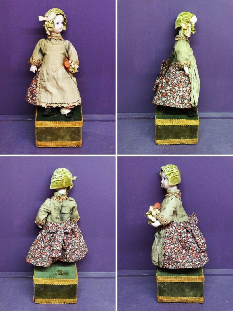 ★オルゴール ビスクドール からくり人形 アンティークドール アンティーク