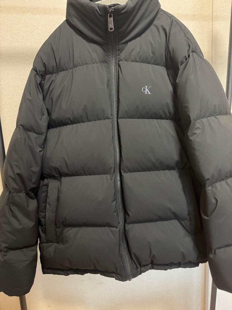   ベーシックダウンジャケット ブラック ぴ