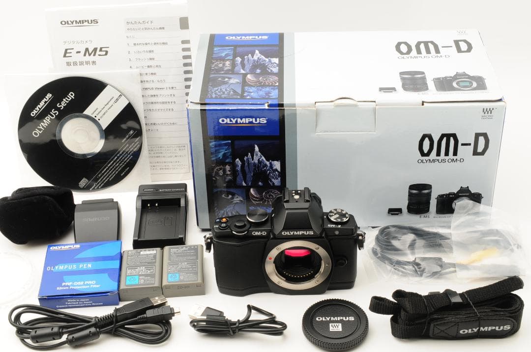 【美品】オリンパス OLYMPUS OM-D E-M5 ミラーレス一眼レフカメラ