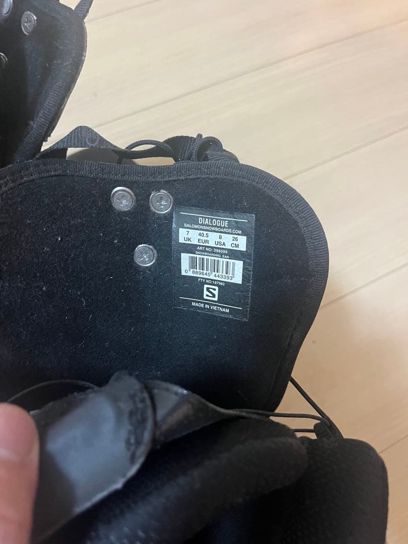 Salomon Dialogue スノーボードブーツ 26cm ブラック