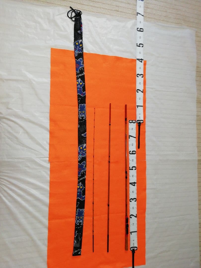 和竿　ハゼ竿　竹竿　2.5m ほぼ未使用品