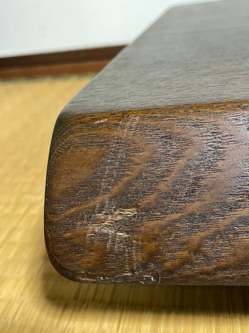 木製 花台・華台・平台・飾り台 重厚感ある木目 アンティーク