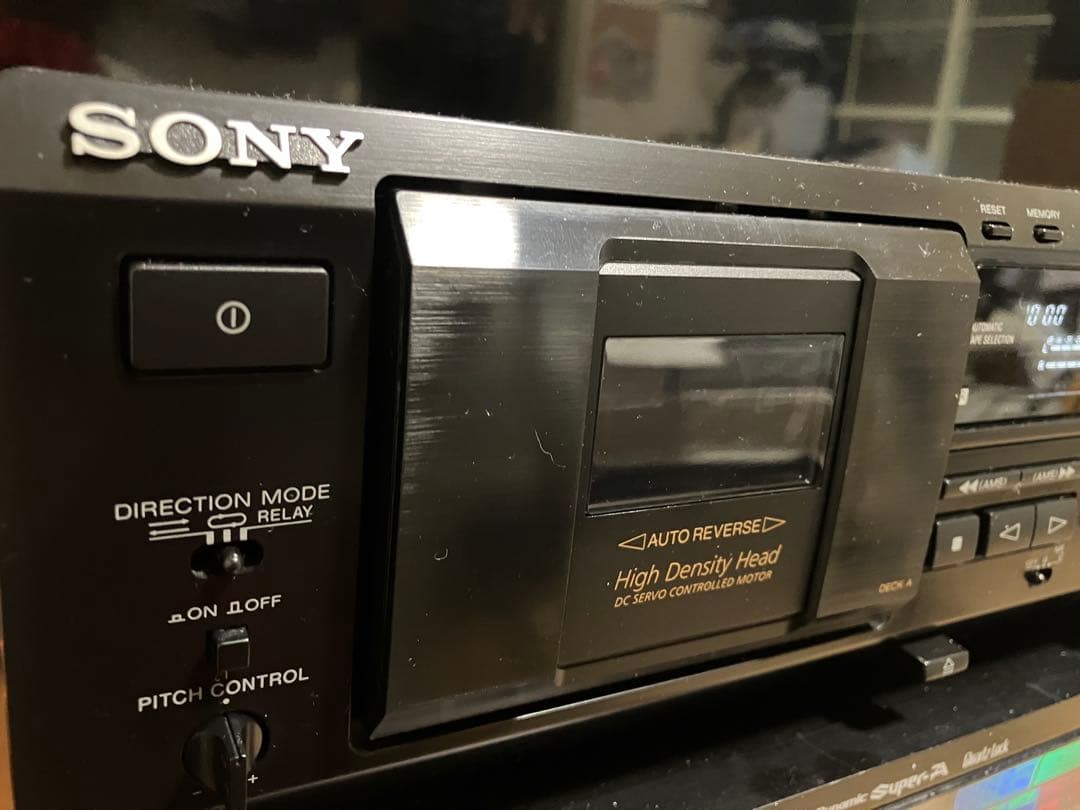 【美品・動作品】SONY TC-WE435 カセットデッキ／カセットテープ付き