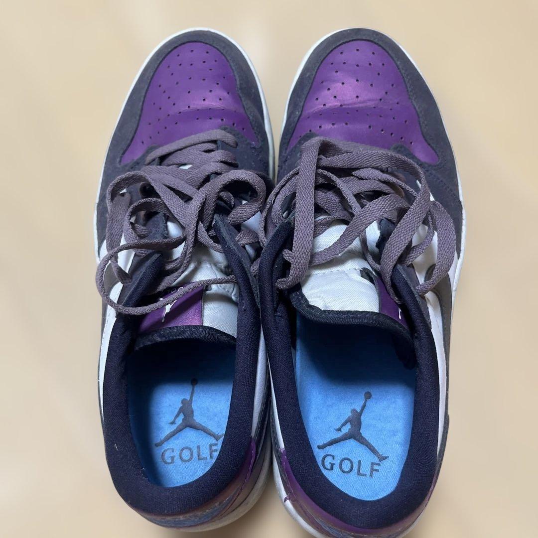 Nike Air Jordan 1 Golf パープル/グレー２８㎝　1度使用