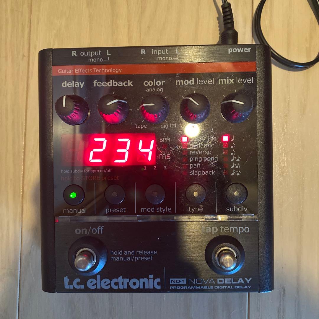 ギター t.c. electronic ND-1 NOVA DELAY