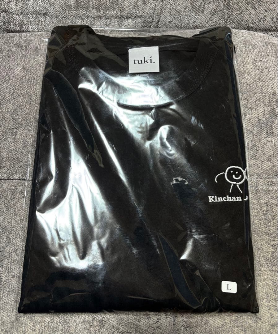 【新品】tuki.承認欲求爆発 きんちゃんたまちゃんTシャツ(Lサイズ)