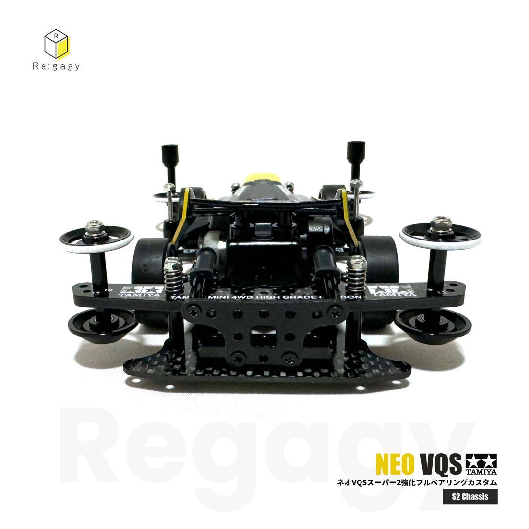 ミニ四駆 ネオVQS S2強化カスタム フルベアリング 塗装済み 完成品 未走行