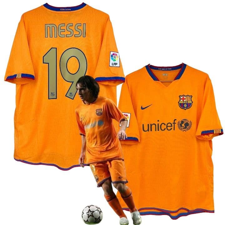 06-07 バルセロナ　メッシ　NIKEオフィシャル　アウェイユニフォーム