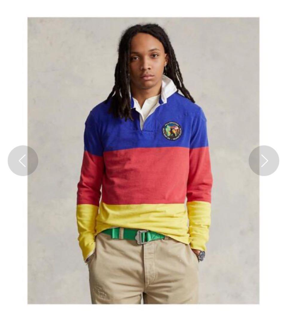 ポロ ラルフローレン POLO RALPHLAUREN ポロシャツ M ラグビー