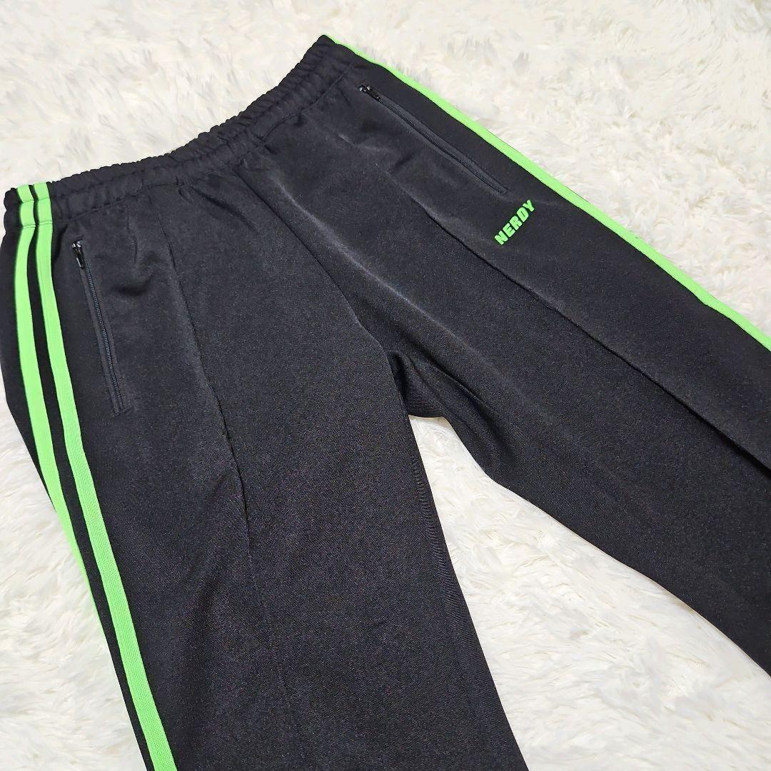 未使用級✨️ノルディ セットアップ ジャケットL パンツM ブラック&グリーン