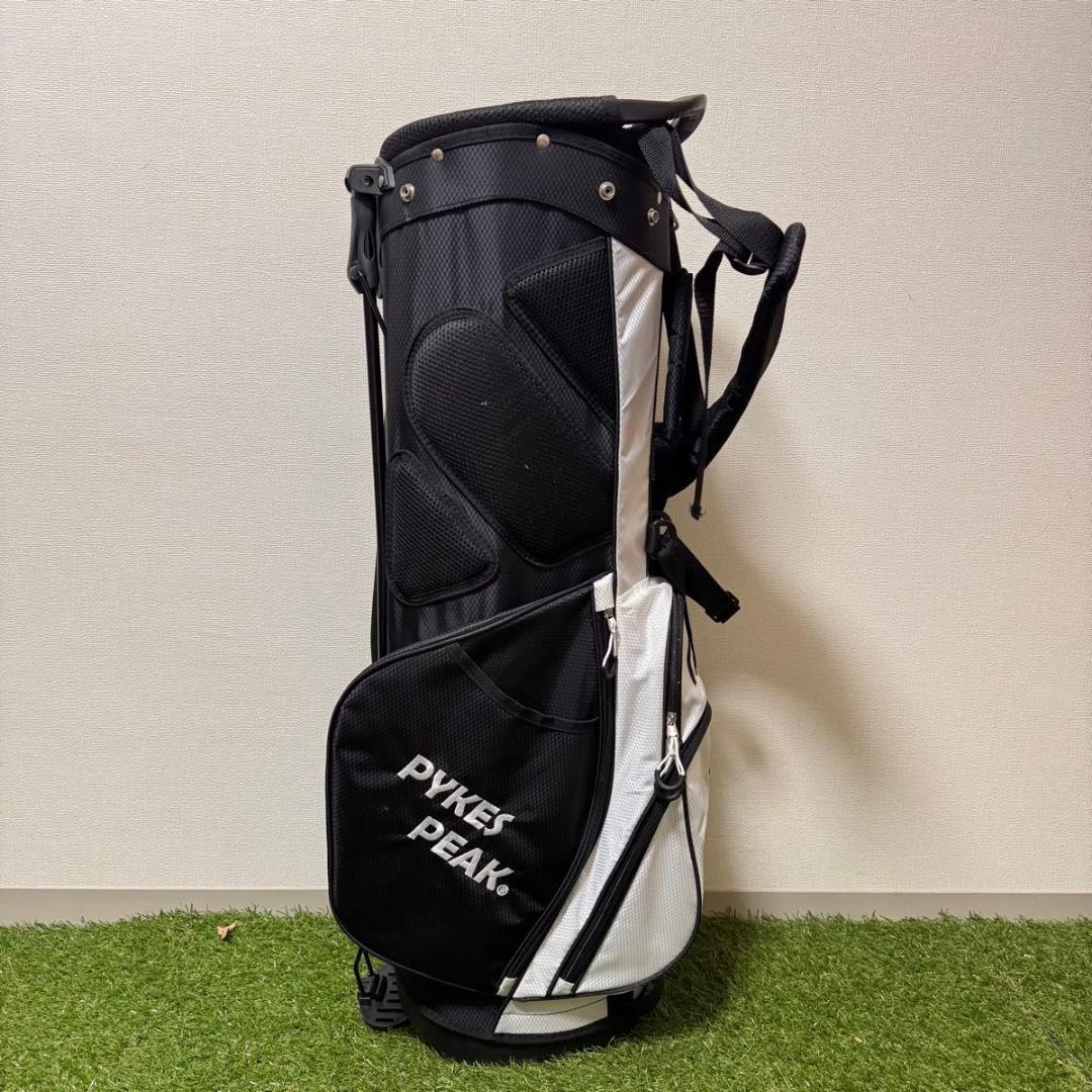美品 PYKES PEAK パイクスピーク スタンド式 キャディバッグ