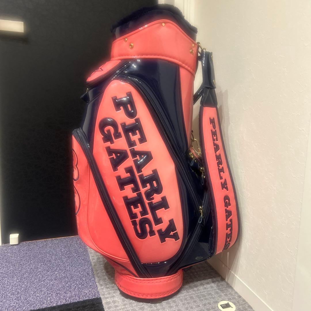 PEARLYGATES パーリーゲイツ レディース キャディバッグ エナメル