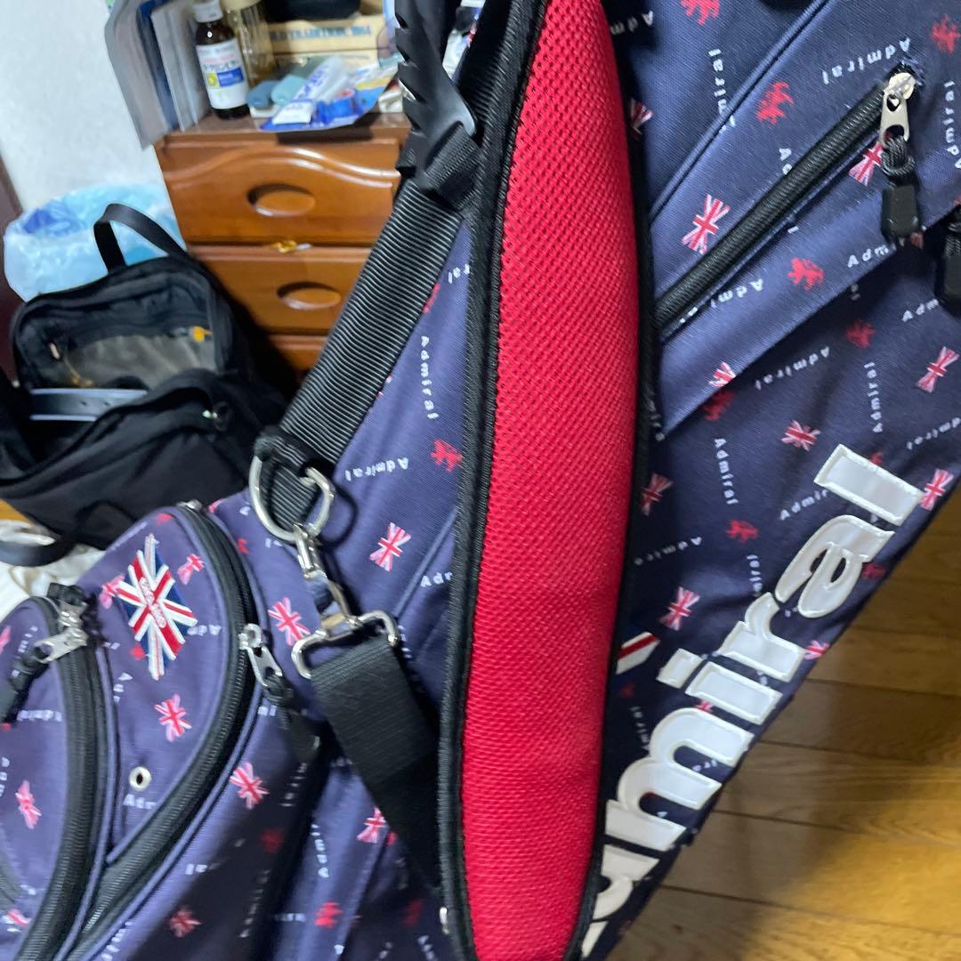 Admiral アドミラル ネイビー ゴルフバッグ・キャディバッグ