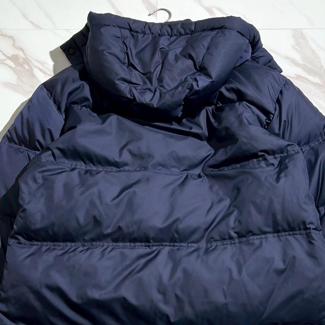 【極美品◦XL✨】DESCENTE 2way ダウンコート ロング丈 ネイビー