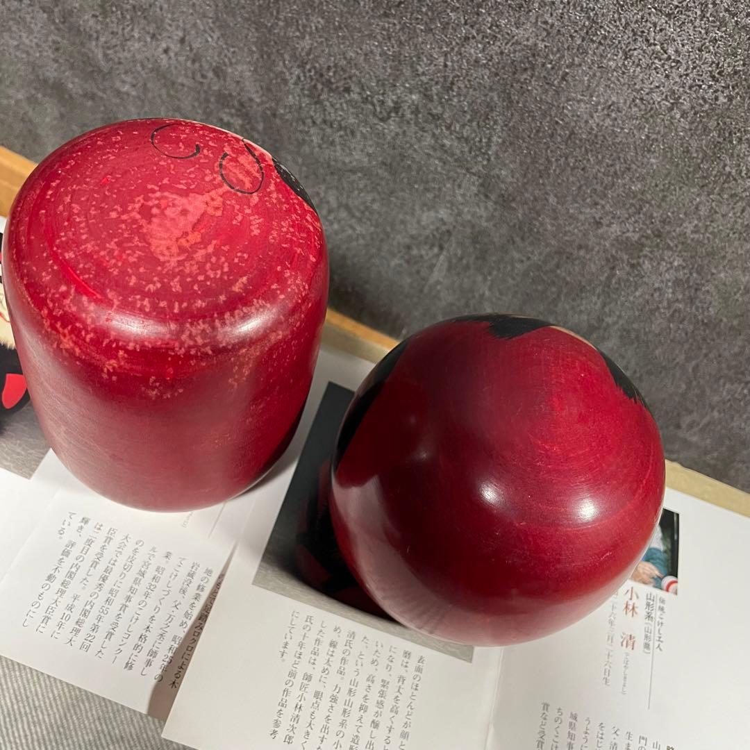 中古　別作こけし名工「達磨十聚」だるま　ダルマ　5体セット