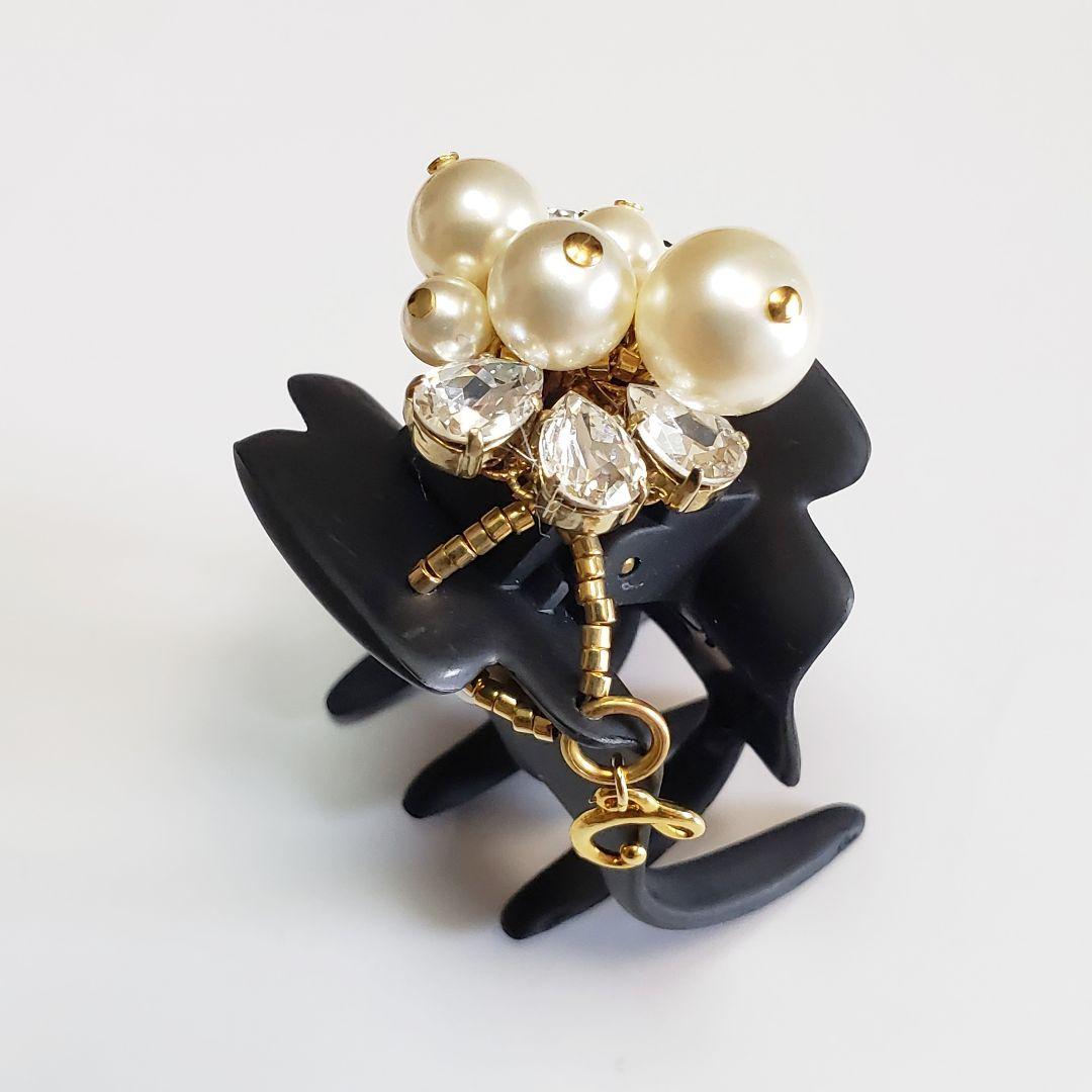 新品　コンプレックスビズ　パール　ブラック　デザートクリップ　中　小セット