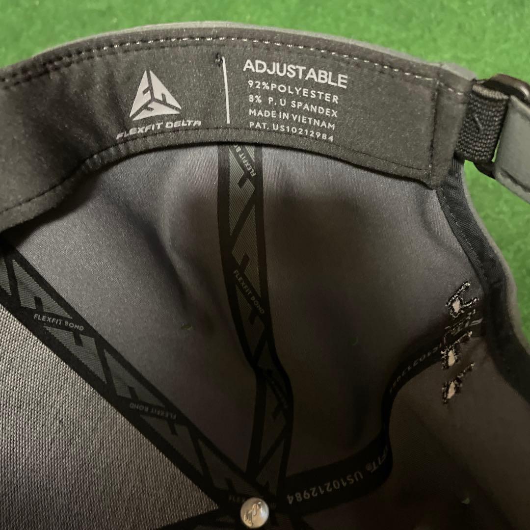 FLEXFIT DELTA グレーキャップ 調整可能