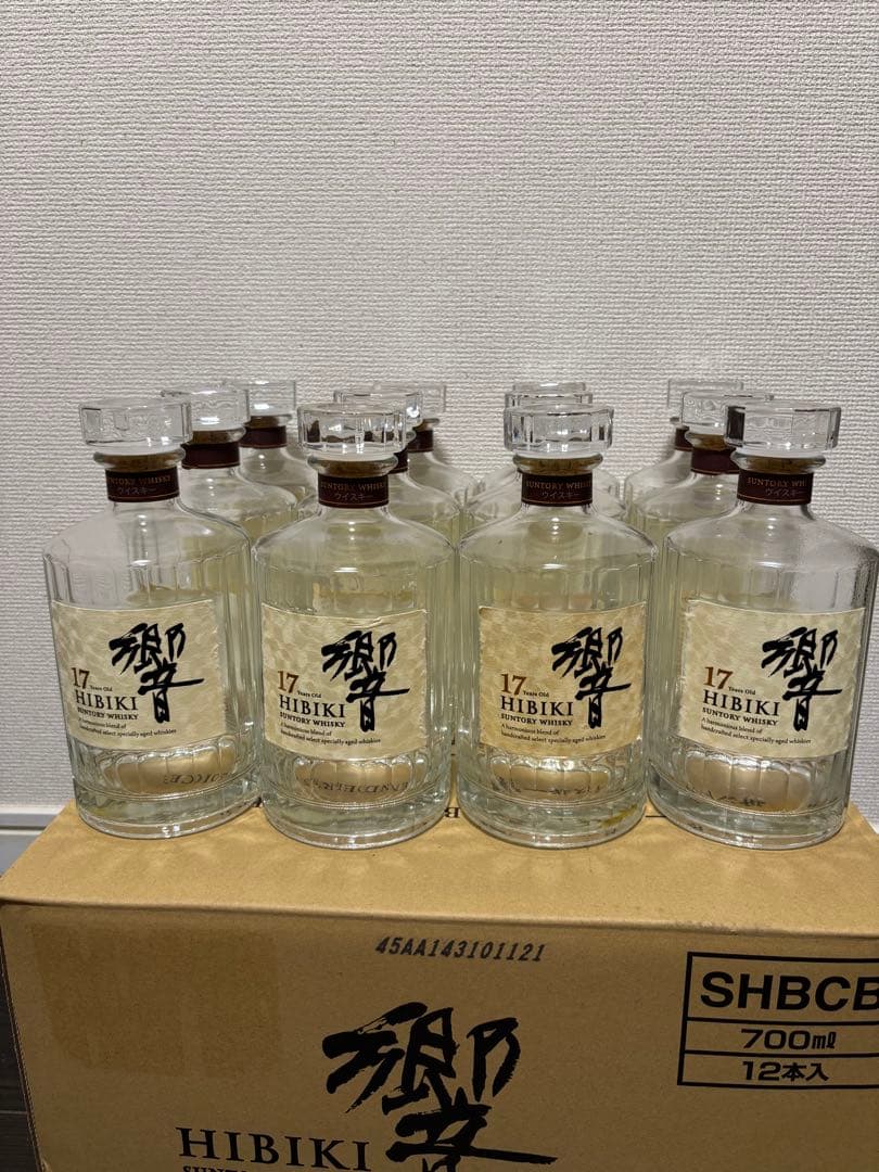 空瓶 サントリー響17年 12本セット