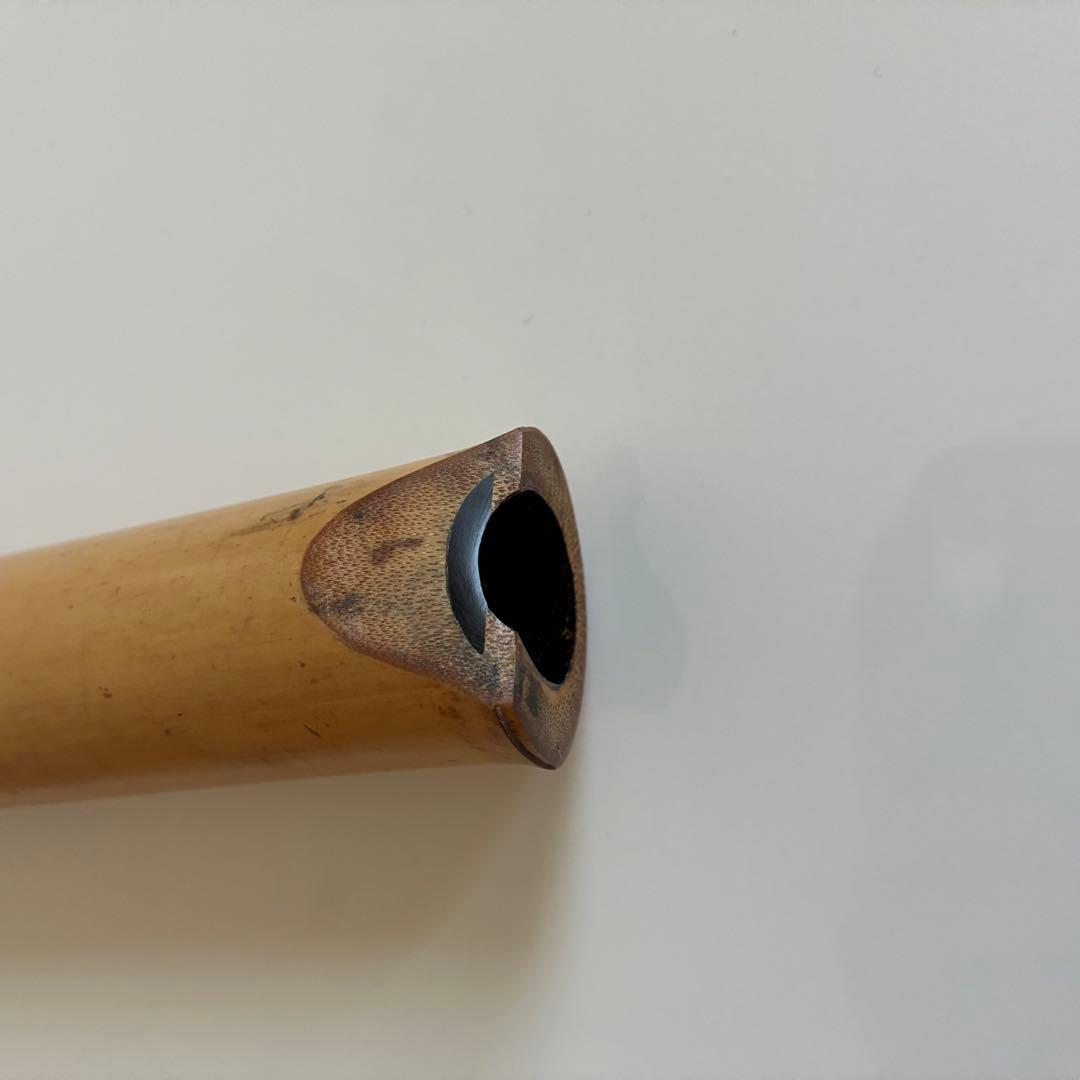 都山流1尺６寸在銘尺八２印