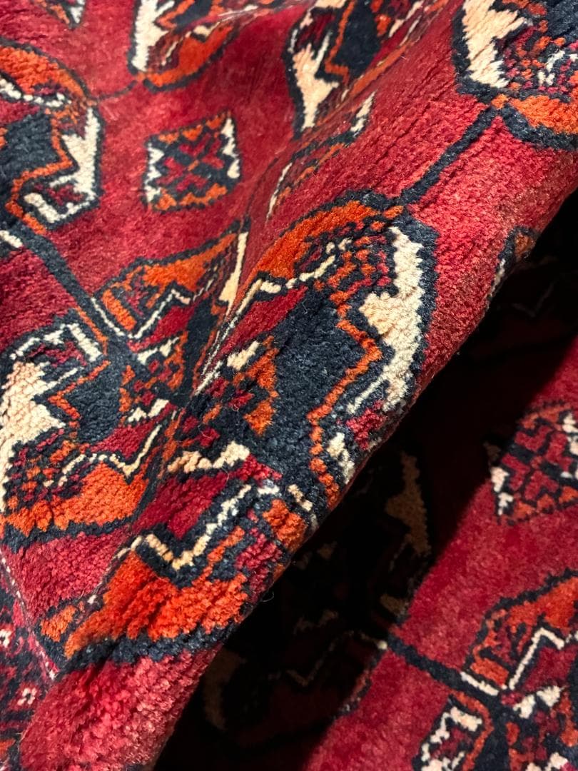 ◉50s vintage◉　162cm×96cm　ペルシャ絨毯　トライバルラグ