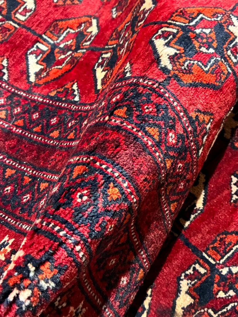 ◉50s vintage◉　162cm×96cm　ペルシャ絨毯　トライバルラグ