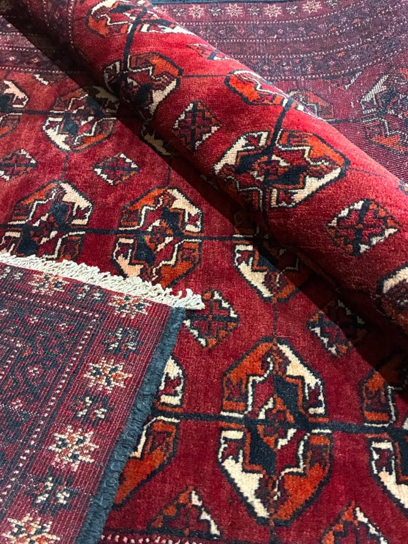 ◉50s vintage◉　162cm×96cm　ペルシャ絨毯　トライバルラグ