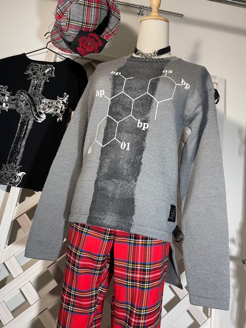 ⭐︎ bio-politics ⭐︎ ニット　美品　90's