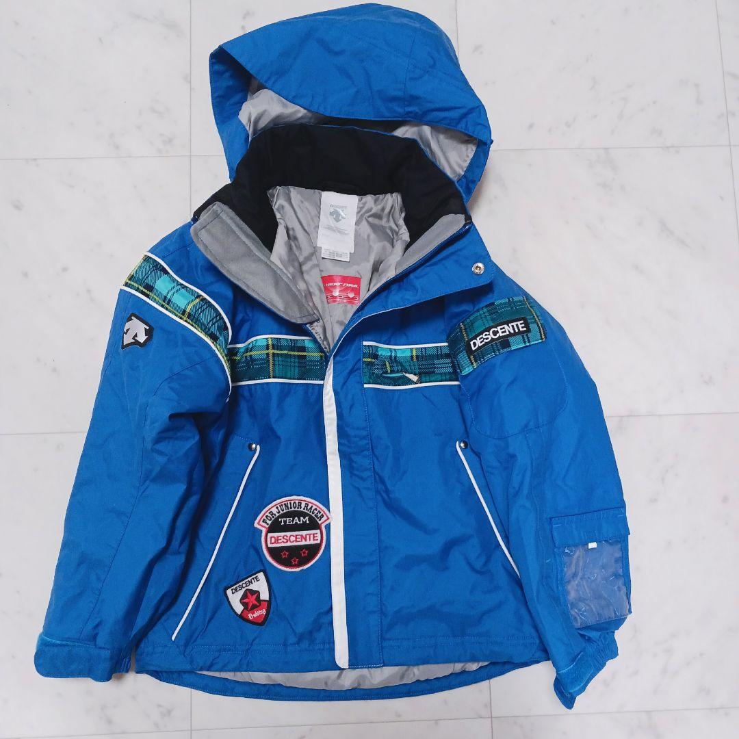 DESCENTE　ヒートナビ　スキーウェア　130 スノボ 上下 ロゴ