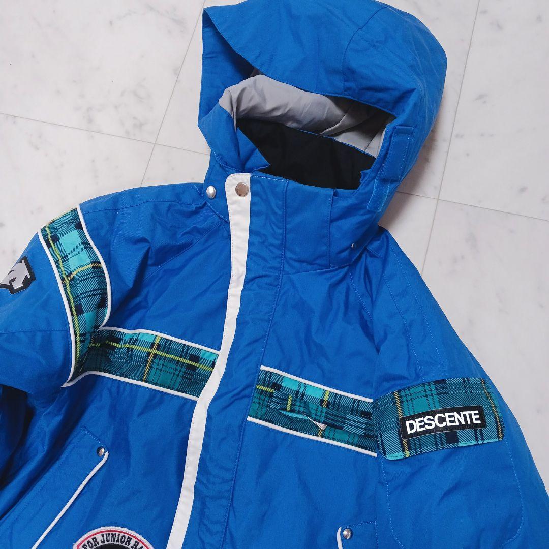 DESCENTE　ヒートナビ　スキーウェア　130 スノボ 上下 ロゴ
