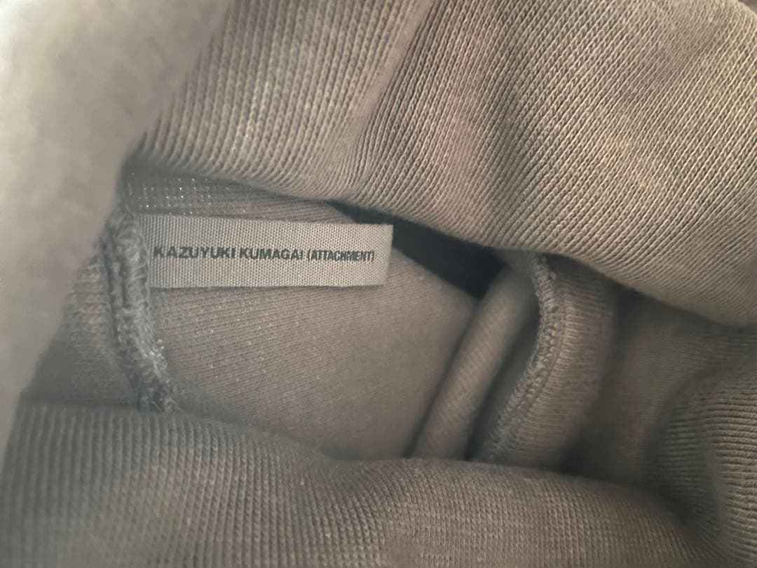 KAZUYUKI KUMAGAI ATTACHMENT グレー タートルネック