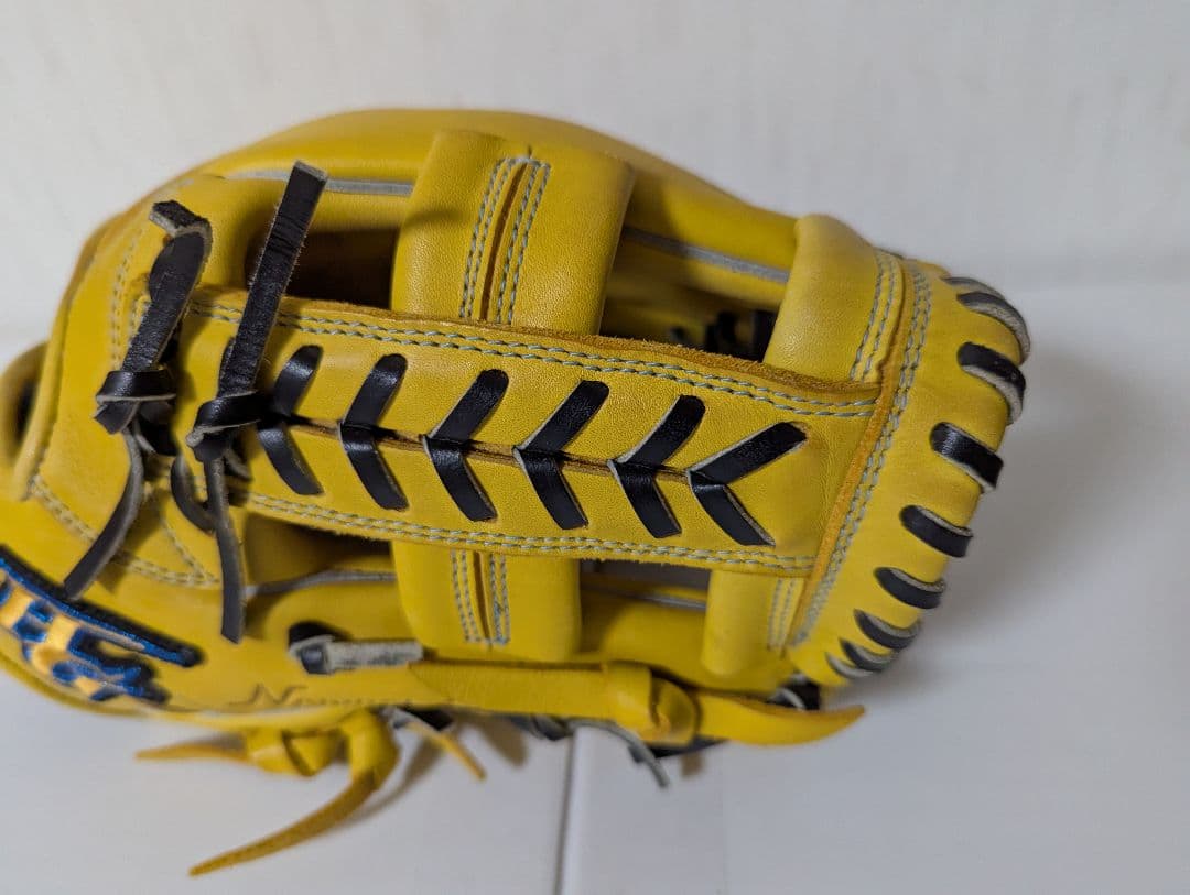 HI-GOLD　HG　ハイゴールド　グローブ　軟式グローブ　イエロー　ブルー
