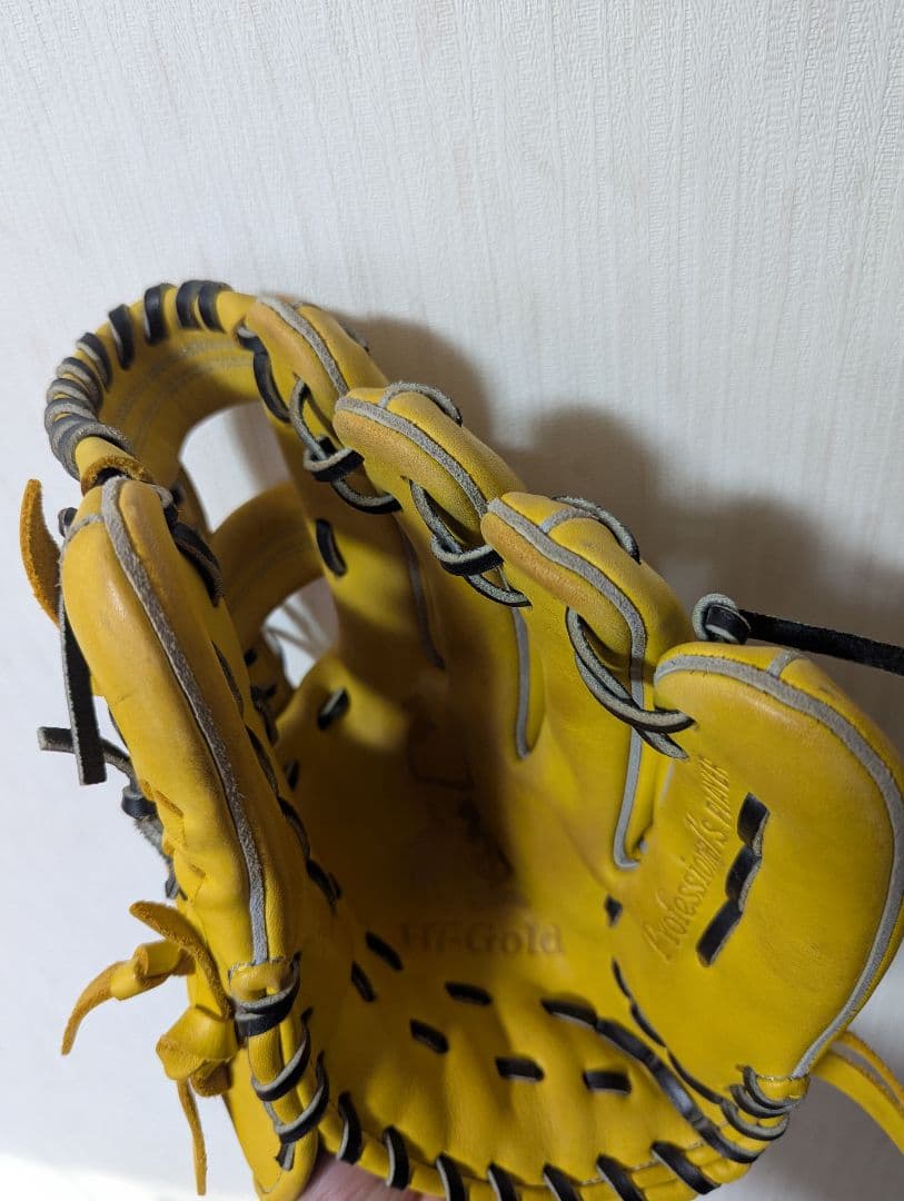 HI-GOLD　HG　ハイゴールド　グローブ　軟式グローブ　イエロー　ブルー