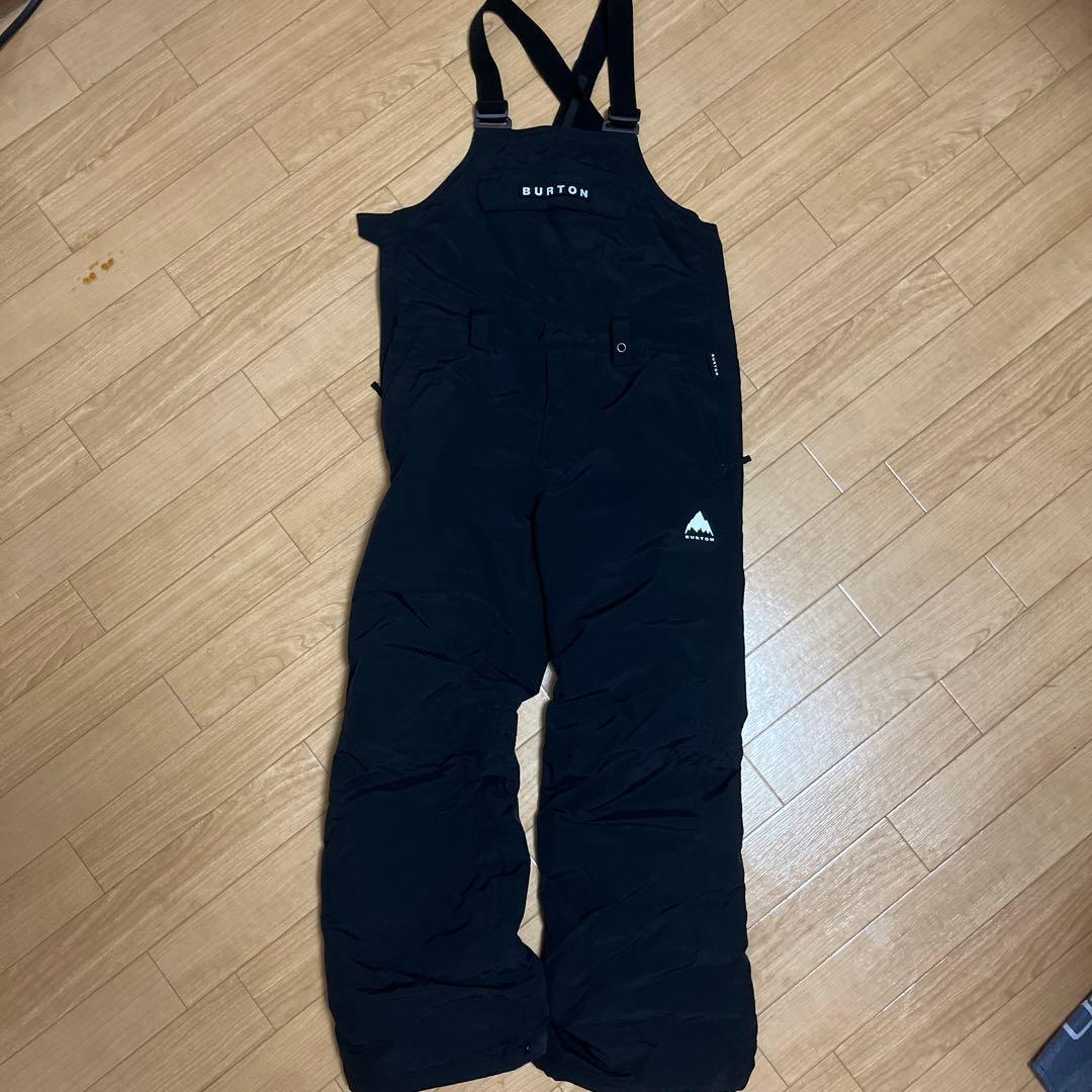 BURTON ブラック スノーボード オーバーオール