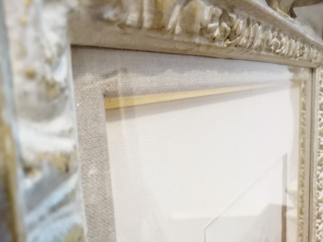 M●希少 東郷青児　【婦人像】　水彩5号　共箱鑑定書付