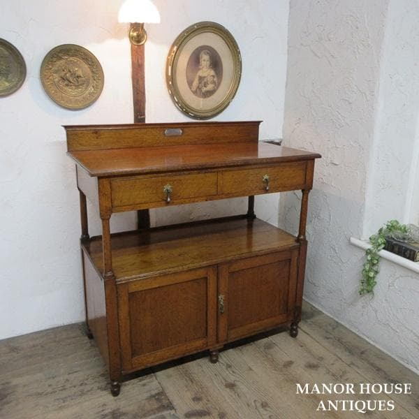 イギリス アンティーク 家具 1921年 サイドボード ダムウェイター 6173