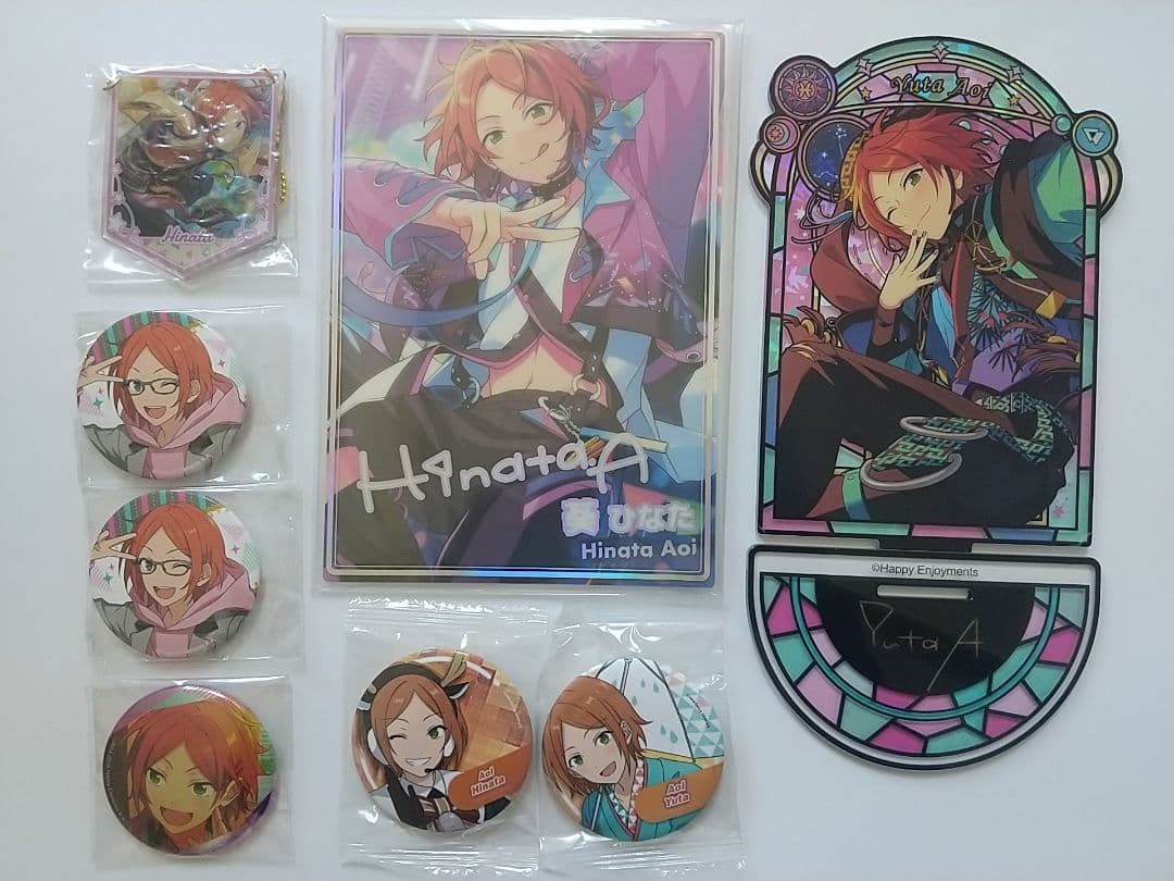 あんスタ ガーランド 缶バッジ 2wink アクスタ ポトレ ひなた ゆうた