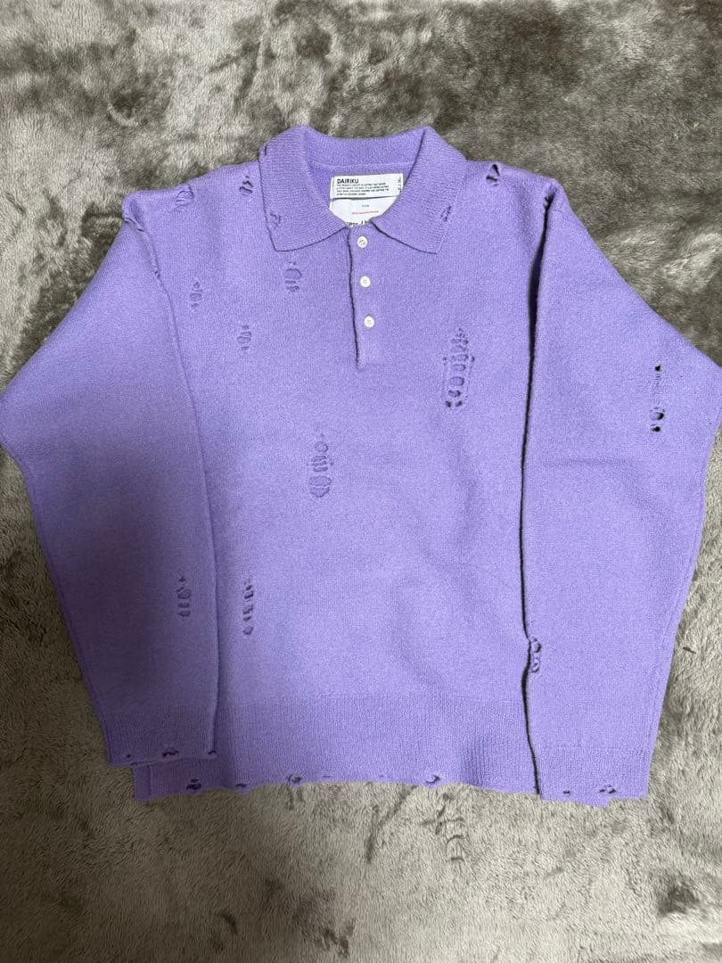 DAIRIKU Dress-Up-Dawn ポロシャツ 紫