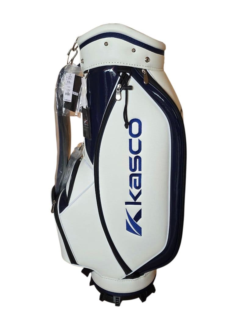 Kasco キャディバッグ ホワイト/ネイビー