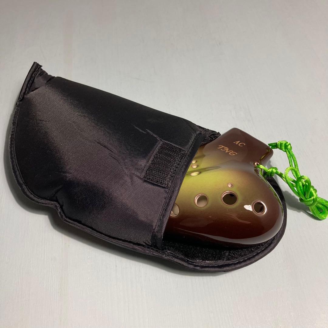 【新品未使用】TNGオカリナ トリプル アルト C管 グラデーショングリーン