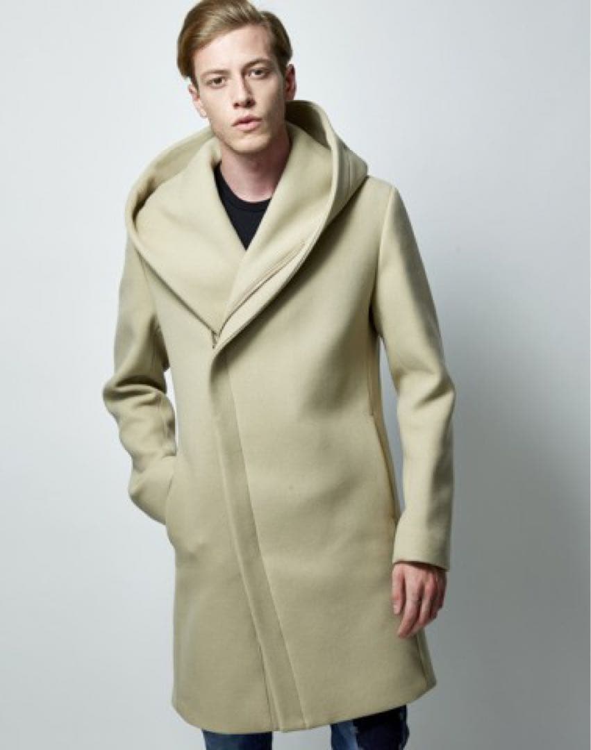 junhashimotoラップコート　サイズ4 ベージュ 日本製