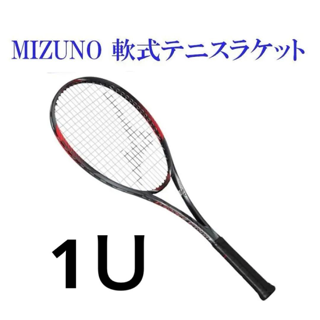 D FORCE V-TOUR新品 1U ソフトテニスラケット ブラック/レッド