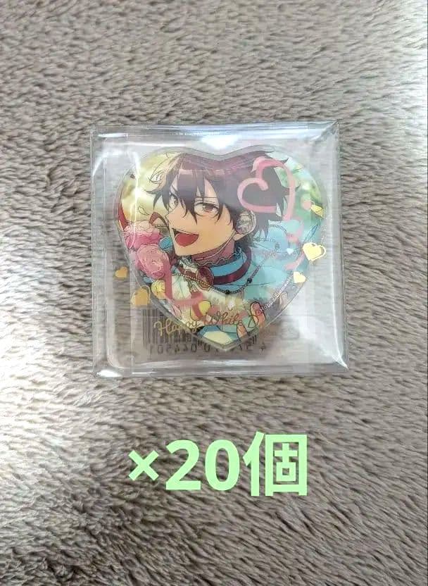 あんスタ　ホワイトデー　ハート缶バッジ　守沢千秋