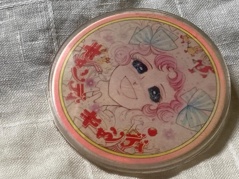 【希少！ヴィンテージ】キャンディキャンディ プラスチック製バッジ いがらしゆみこ