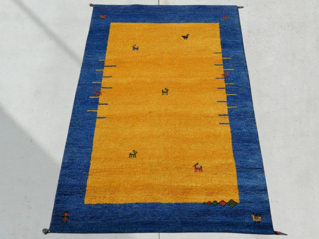 追加購入予約品　196×132cm　ギャッベ　手織り　民族ギャッベ