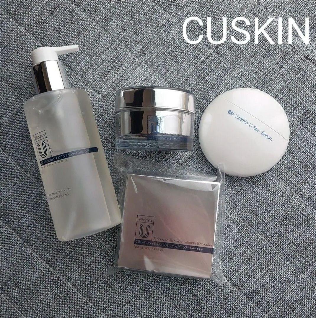 CUSKIN VITAMIN U CU 洗顔 日焼け止め クリーム クレンジング