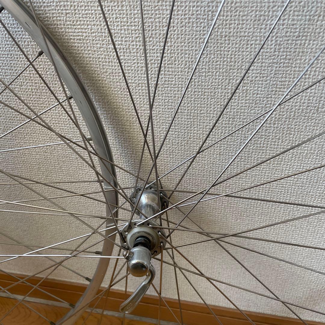 アルミクリンチャーホイール前後セット　ボスフリー　スポルティフ　ヴィンテージ