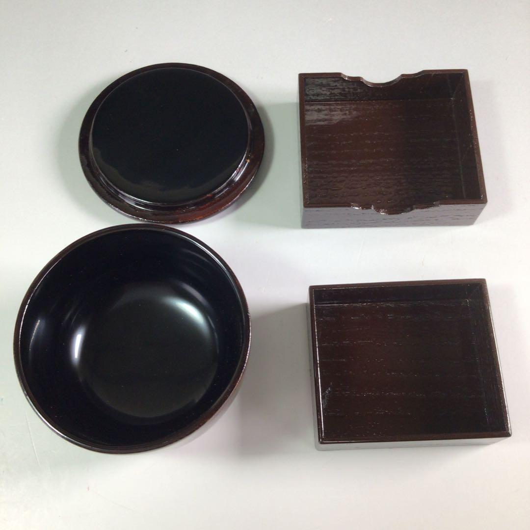 Ｒ６５１　御所籠　『篭師　和田鱗司作』『竹茶籠』『茶器揃』　共箱　茶道具